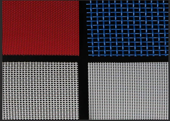 Plain Weave Square Hole Polyester Mesh Conveyor Belt For Paper Mill Industry