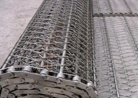 Оплетка баланса металла конвейерной ленты 1m 1.2m сетки нержавеющей стали Sgs цепная 1.5m широкая