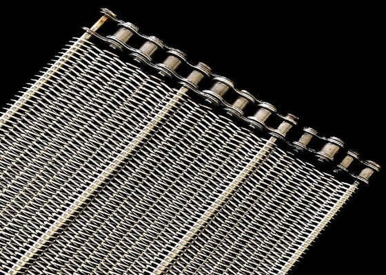 нержавеющая сталь конвейерной ленты сетки 1000mm*10m цепная для розничных торговлей