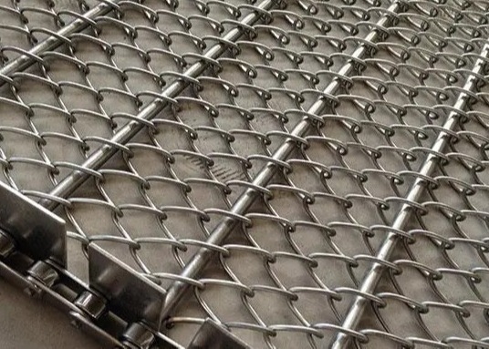 Продовольственный класс Ss304 Ss316 Конвейерная лента для глазного соединения ширина 0,3-3,6 м