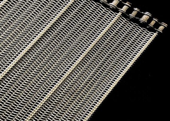 304 Stainelss Стальной конвейер -проводной сетчатый сетчатый пояс для овощной стиральной машины