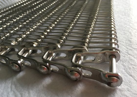 Пояс сетки нержавеющей стали 1.2mm пищевой промышленности спиральный