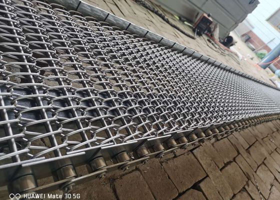 Нержавеющая сталь конвейерной ленты 304 провода машины 4mm обработки почвы цепная