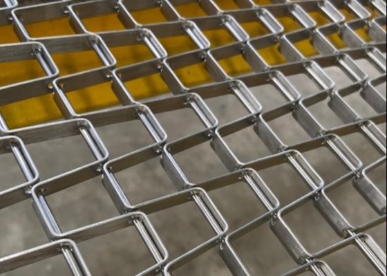 Пояс ячеистой сети плоской проволоки нержавеющей стали продукции 304 хлеба